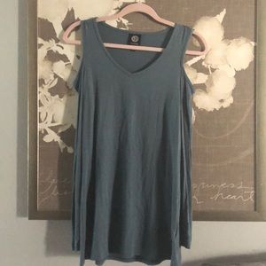 Cute cold shoulder mini dress